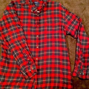 Flannel button down